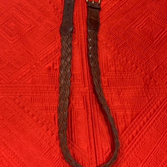 Men’s Gap Braided Leather Belt sz. XL - Picture 2 of 2